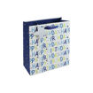 Picture of BLUE BIRTHDAY TEXT GIFT BAG